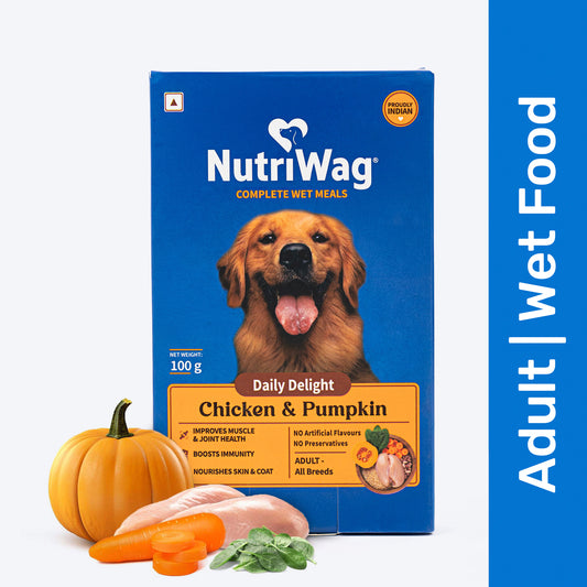 NutriWag Complete Wet Meals With Chicken, Rice & Pumpkin For Dog