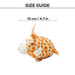 TLC Giraffe Squeaky Toy For Puppies & Small Dogs - Brown & Beige - Heads Up For Tails