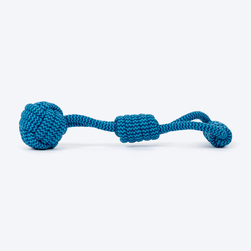 HUFT Tuggables Power Pull Rope Toy For Dog - Blue - Heads Up For Tails