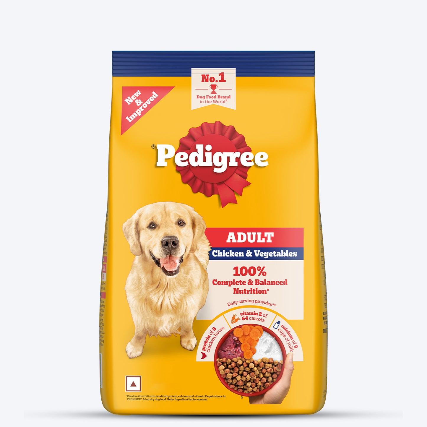 Pedigree Chicken & Vegetables Adult Dry Dog Food