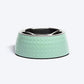 HUFT Breezy Basics Prism Embossed Melamine Bowl For Dog - Pastel Green - Heads Up For Tails