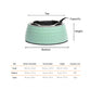 HUFT Breezy Basics Prism Embossed Melamine Bowl For Dog - Pastel Green - Heads Up For Tails