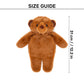 HUFT Beloved Bear Plush Toy For Dog - Brown