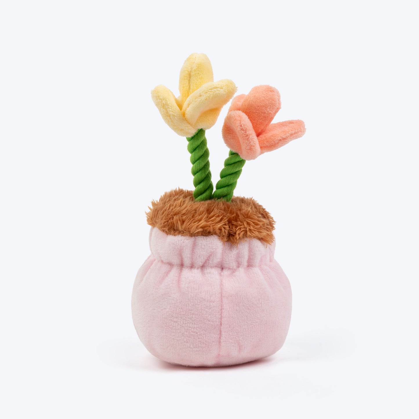 HUFT Flower Power Squeaky Plush Toy For Dog - Multicolor - Heads Up For Tails