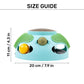 HUFT Multipurpose Feeding Dome Interactive Toy For Cat - Green