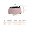 HUFT Breezy Basics Wave Embossed Melamine Bowl For Dog - Peach - Heads Up For Tails