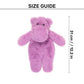 HUFT Happy Hippo Plush Toy For Dog - Lavender