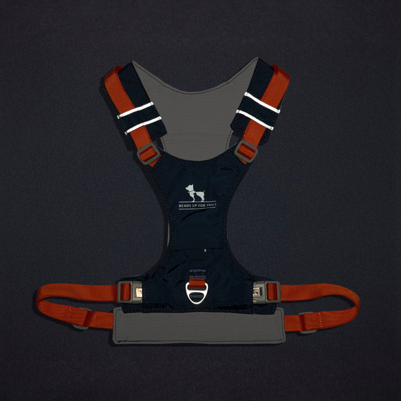 HUFT Walkmate Harness For Dog - Navy - Heads Up For Tails