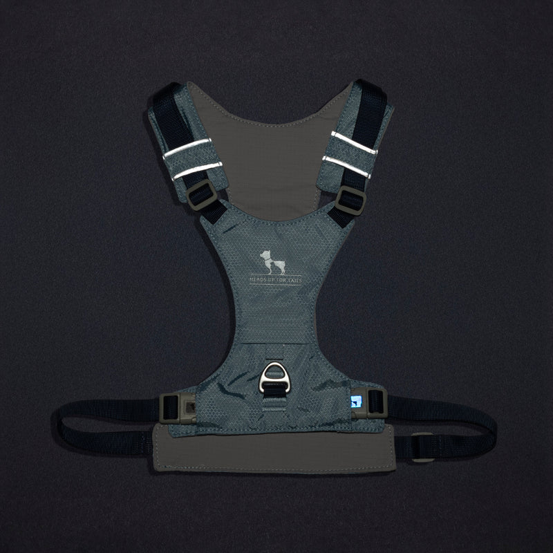 HUFT Walkmate Harness For Dog - Slate Blue - Heads Up For Tails