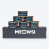Meowsi by HUFT Tuna & Shrimp Mousse Canned Cat Wet Food, 80 gm, with vitamins and minerals, grain-free formula.