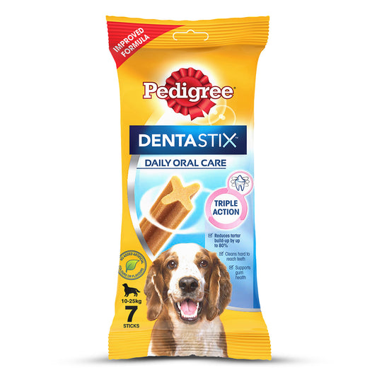 Pedigree Dentastix Dog Treat Weekly Pack For Medium Breed - 180 g