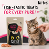 Kittos Purr-Fect Salmon Rings Cat Treats - 35 g