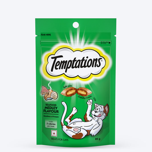 Temptations Cat Treat Seafood Medley Flavour - 85g