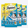 Temptations Creamy Purrrr-ee Cat Treats, Chicken & Tuna Flavour - 48 g (4 pieces) - Heads Up For Tails