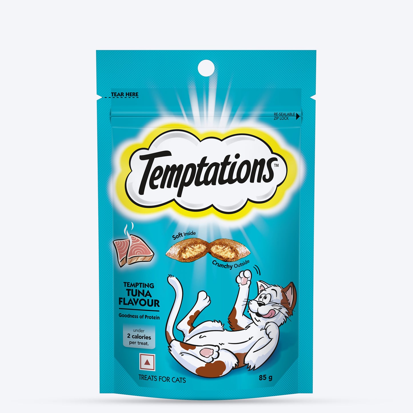 Temptations Cat Treat Tuna Flavour - 85g - Heads Up For Tails