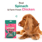 HUFT Yum Nums Soft & Chewy Sticks Spinach With Real Chicken Treat For Dogs - 75 g