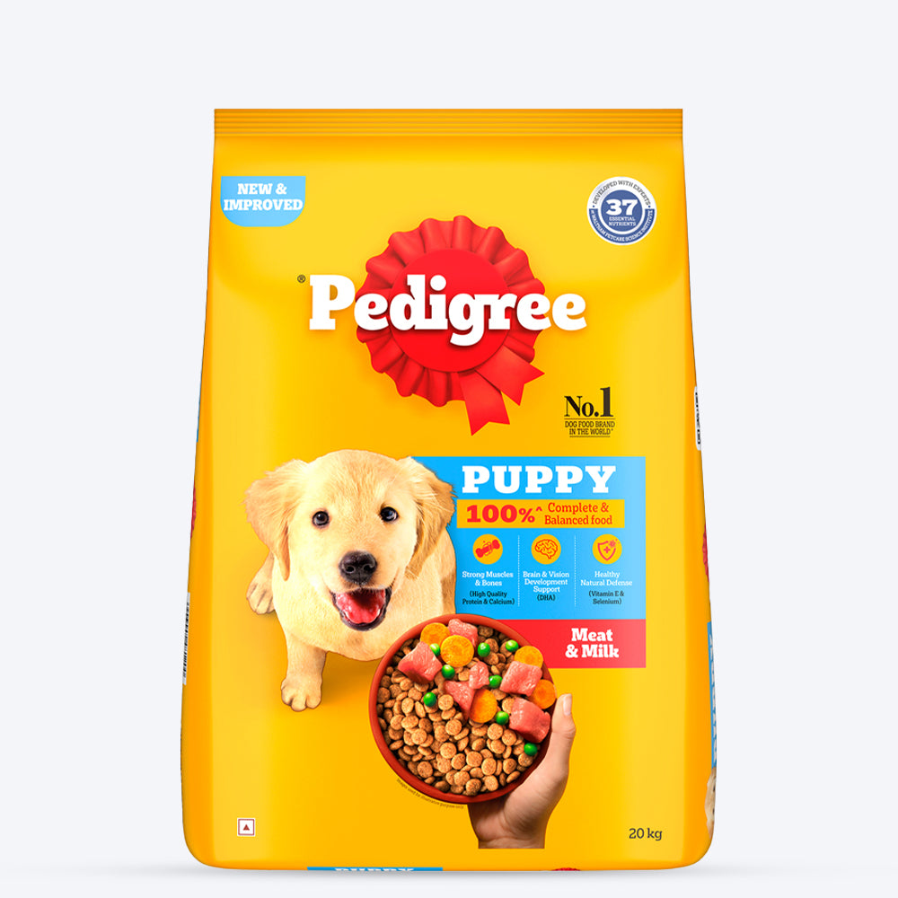 Pedigree Meat & Milk Puppy Dry Puppy Food - Heads Up For Tails