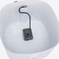 Trixie Flower Pet Drinking Fountain - White & Grey - Heads Up For Tails