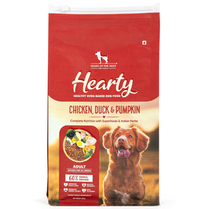 Hearty Oven-Baked Adult Dog Food Chicken, Duck & Pumpkin