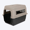 Petmate Ultra Vari Kennel For Dog & Cat - Taupe & Black - 21x16x15 inch - Heads Up For Tails