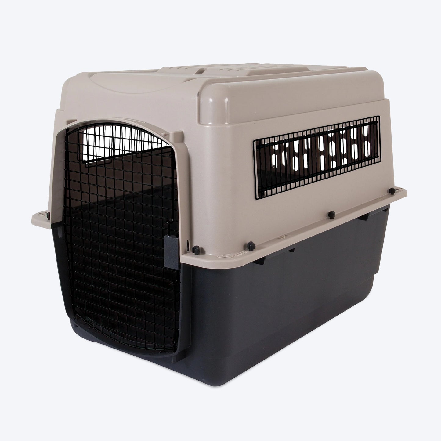 Petmate Ultra Vari Kennel For Dog & Cat - Taupe & Black - 21x16x15 inch