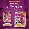 Whiskas Tasty Mix Wet Food Made With Real Fish(Tuna), Chicken & Carrot in Gravy For Adult (1+ year) Cat - 70 gm Pack - Heads Up For Tails