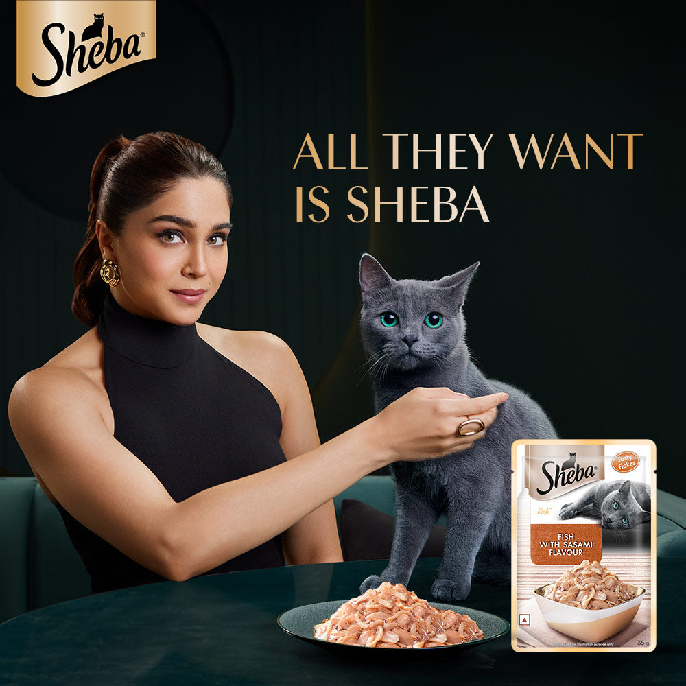 Sheba Fish with Sasami Adult Wet Cat Food - 35 gm Packs