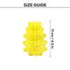 Dash Dog Mello-Yello Peanut Toy For Dog - Yellow - Heads Up For Tails