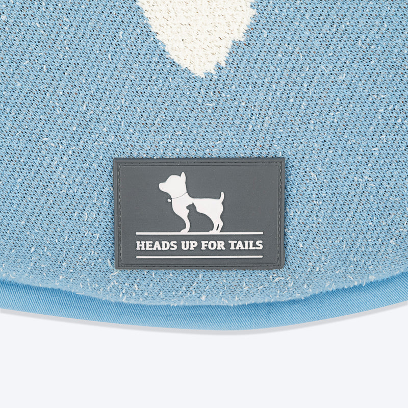 HUFT Frosty Friends Round Mat For Dog & Cat - Blue