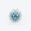 HUFT Rolly Poly Textured Ball Toy For Dogs - Blue