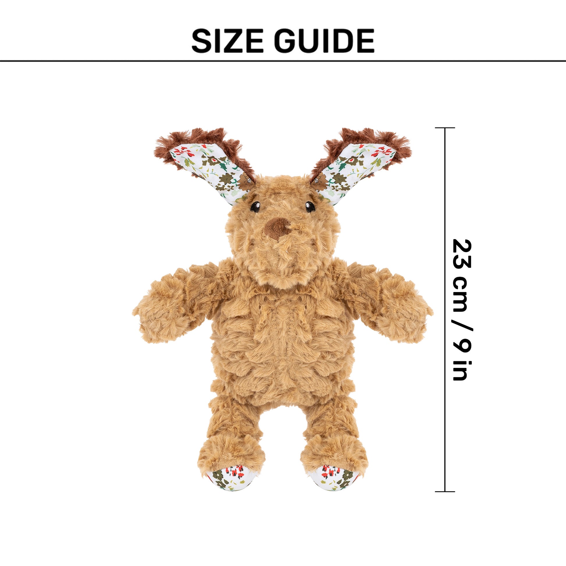 HUFT Doug The Dog Plush Toy - Light Brown - Heads Up For Tails