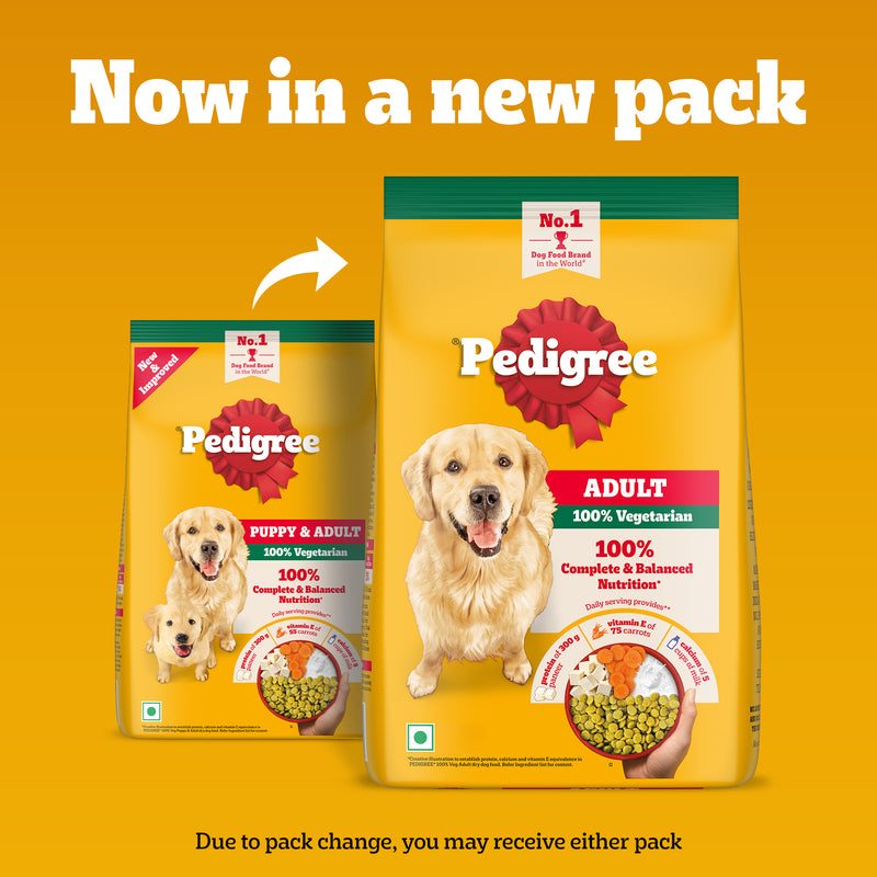 Pedigree 100% Vegetarian Dry Food For Adult Dog
