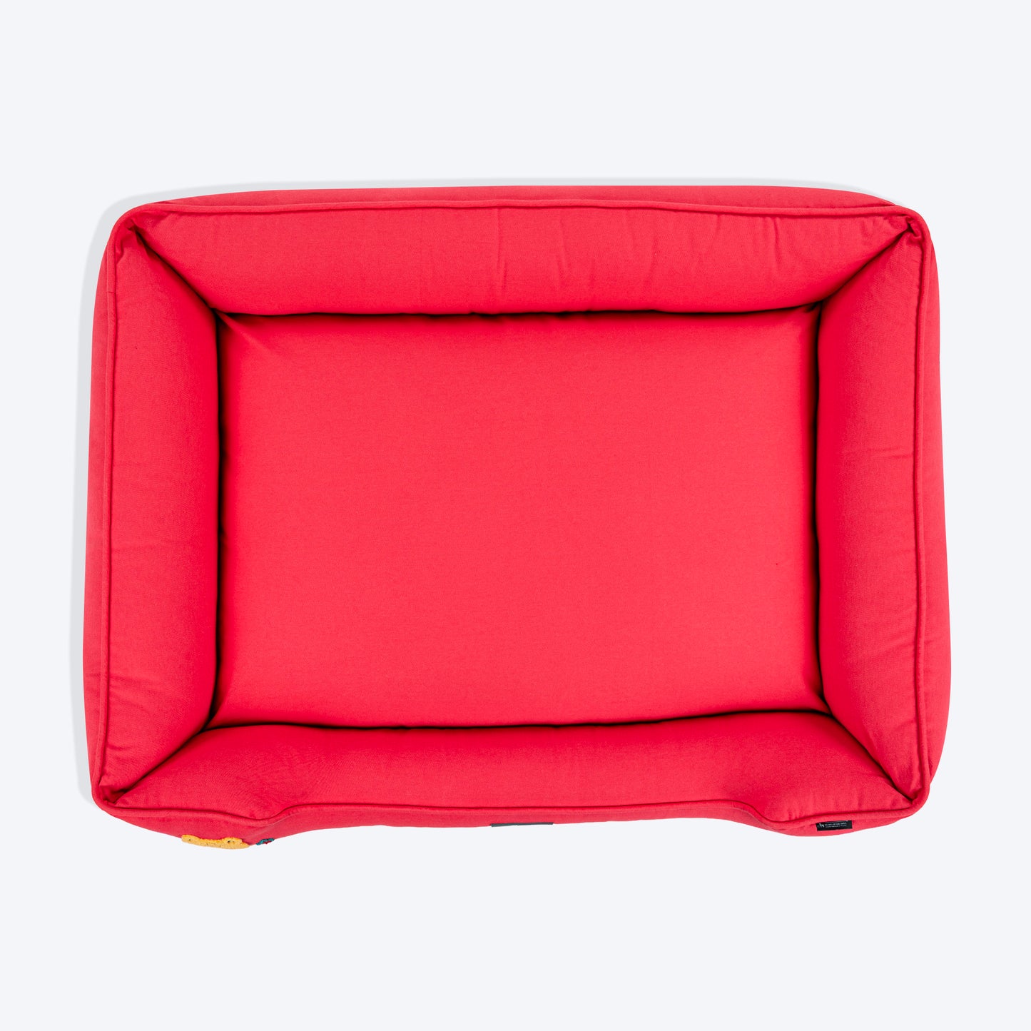 HUFT Teddy Classic Lounger Bed For Dog - Red - Heads Up For Tails