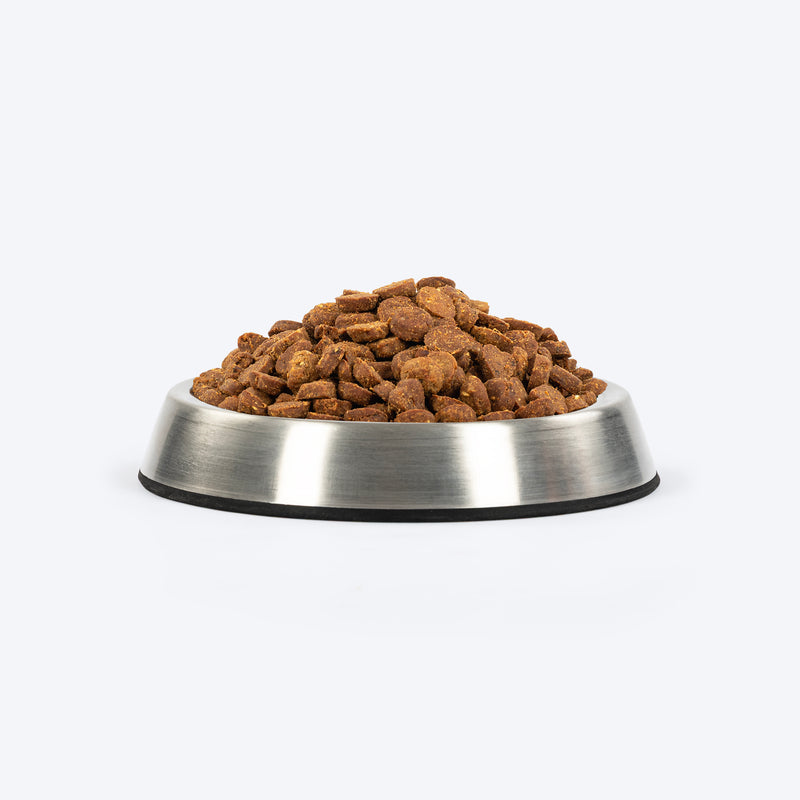 HUFT Whiskerlicks Classic Steel Bowl For Cat - Heads Up For Tails