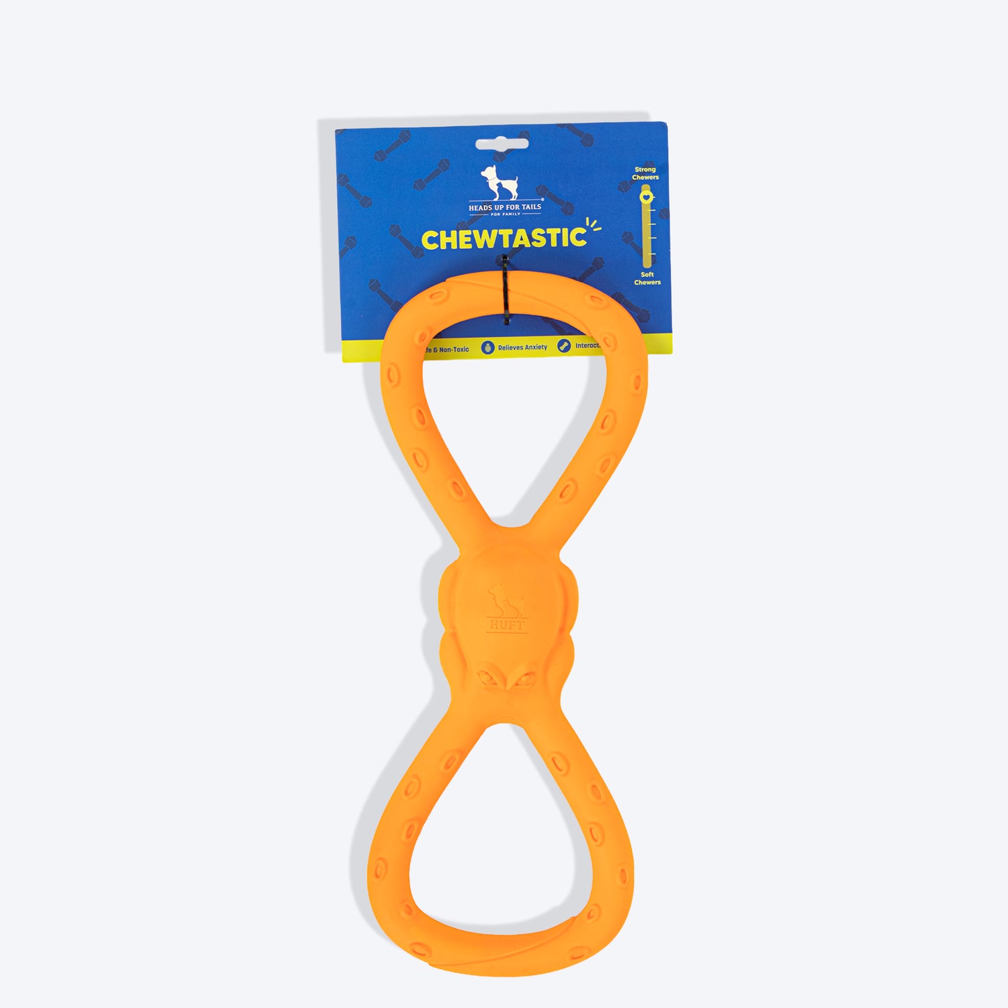 HUFT Chewtastic Twistie Chew Toy For Dog - Orange