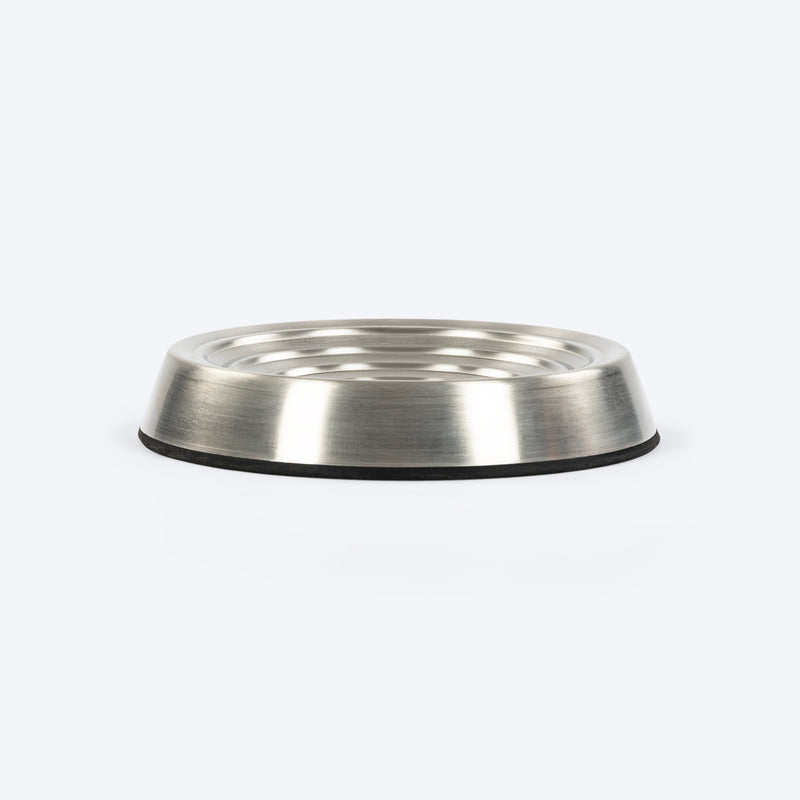 HUFT Whiskerlicks Classic Steel Bowl For Cat - Heads Up For Tails