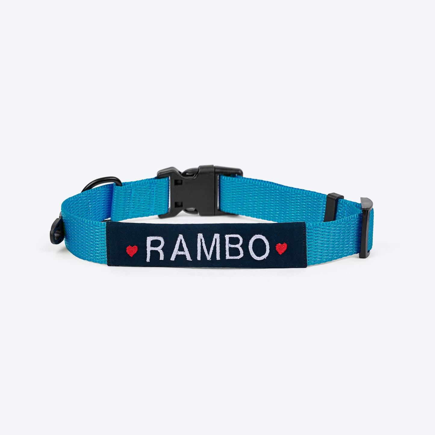 HUFT Personalised Basics Dog Collar - Teal Green