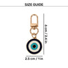 HUFT No Nazar Charm Collar Insert For Dog & Cat - Blue - Heads Up For Tails