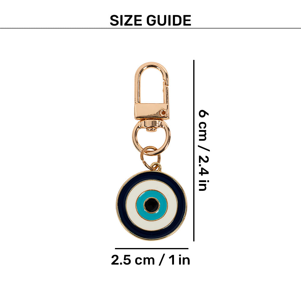 HUFT No Nazar Charm Collar Insert For Dog & Cat - Blue - Heads Up For Tails
