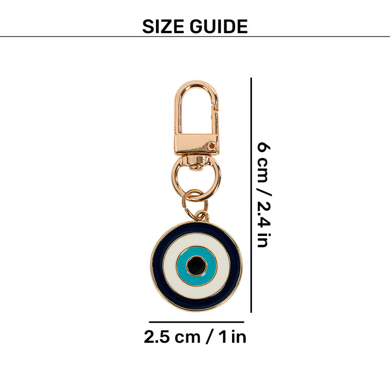 HUFT No Nazar Charm Collar Insert For Dog & Cat - Blue - Heads Up For Tails