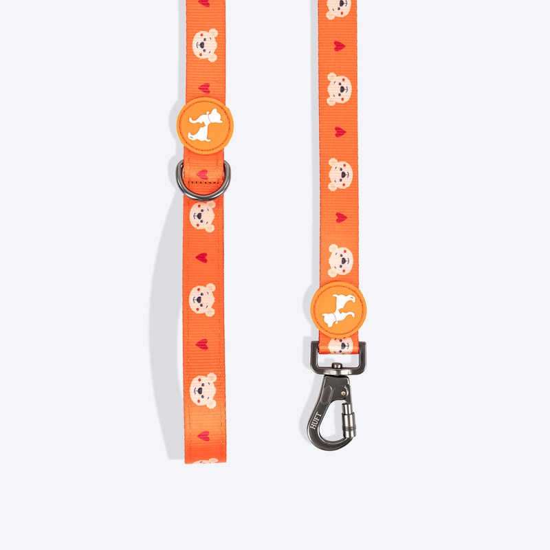 HUFT Teddy Leash For Dog - Red - Heads Up For Tails
