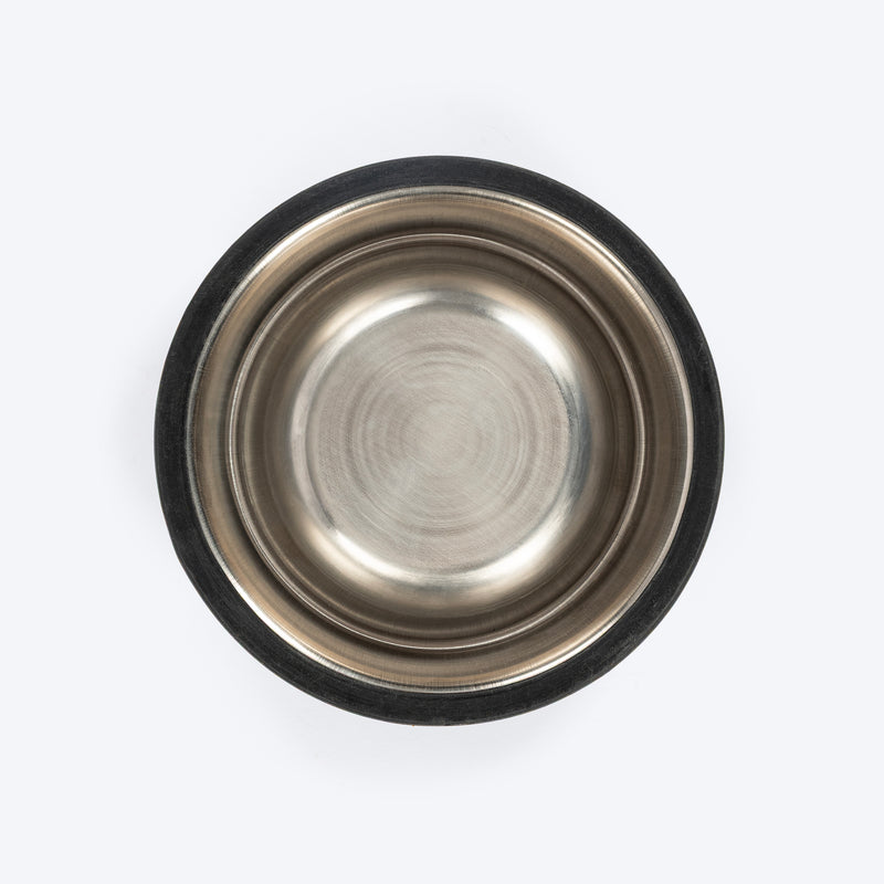 HUFT Whiskerlicks Classic Steel Bowl For Cat - Heads Up For Tails