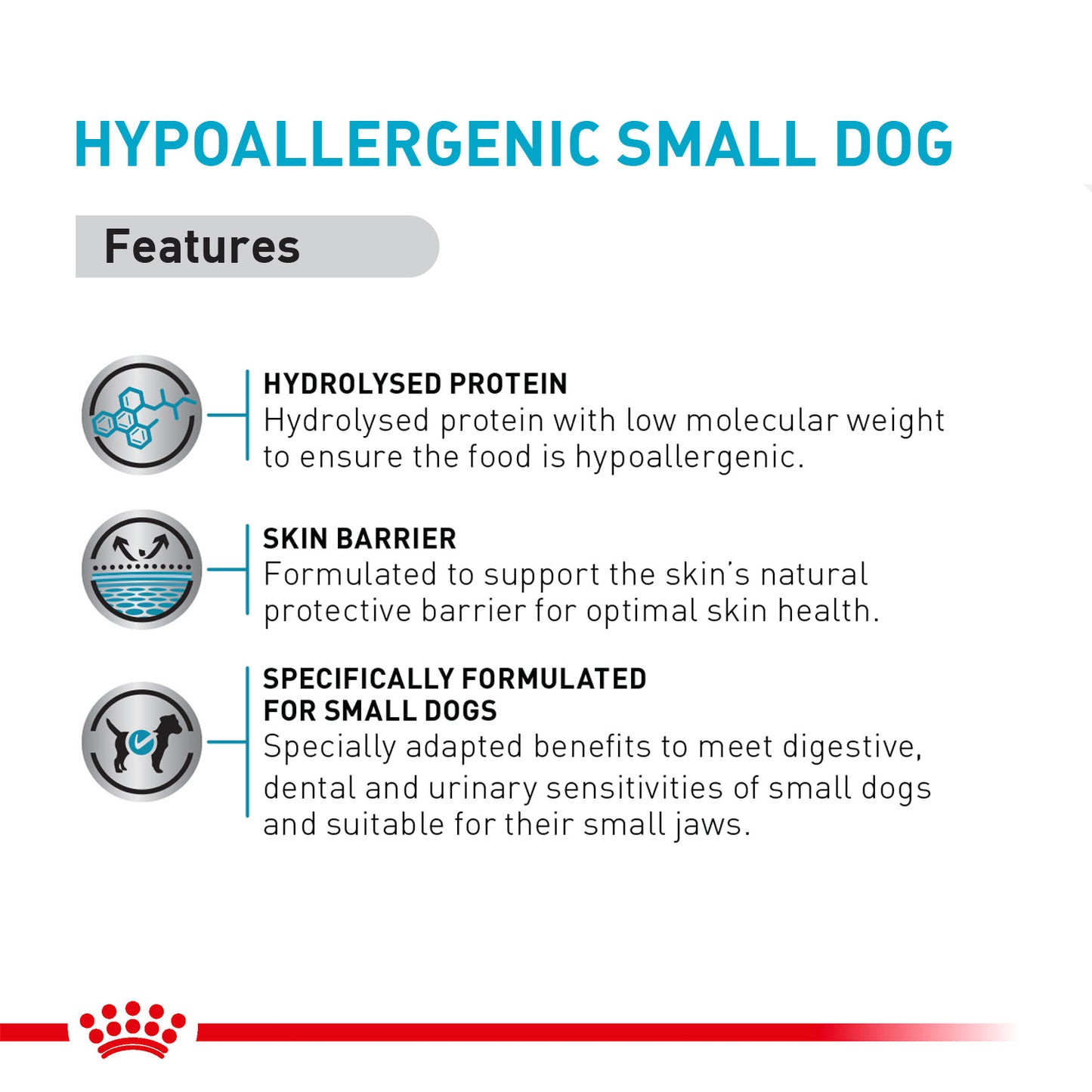 Royal Canin Hypoallergenic Dry Food For Small Breed Dog - Heads Up For Tails