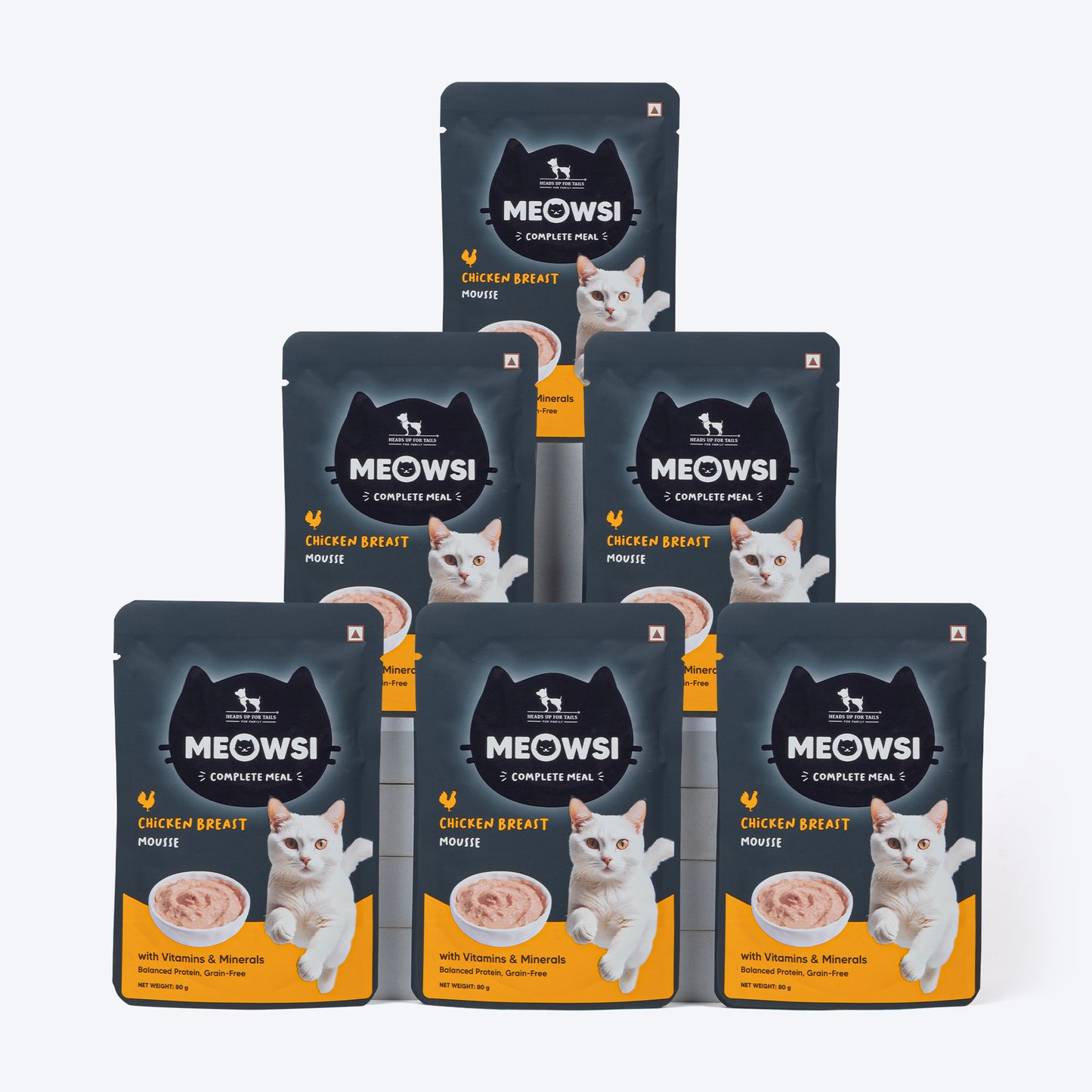 Meowsi by HUFT Chicken Breast Mousse Cat Wet Food - 80 gm