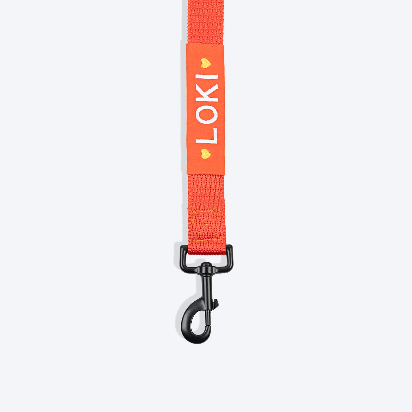 HUFT Personalised Classic Dog Leash - Rust Orange