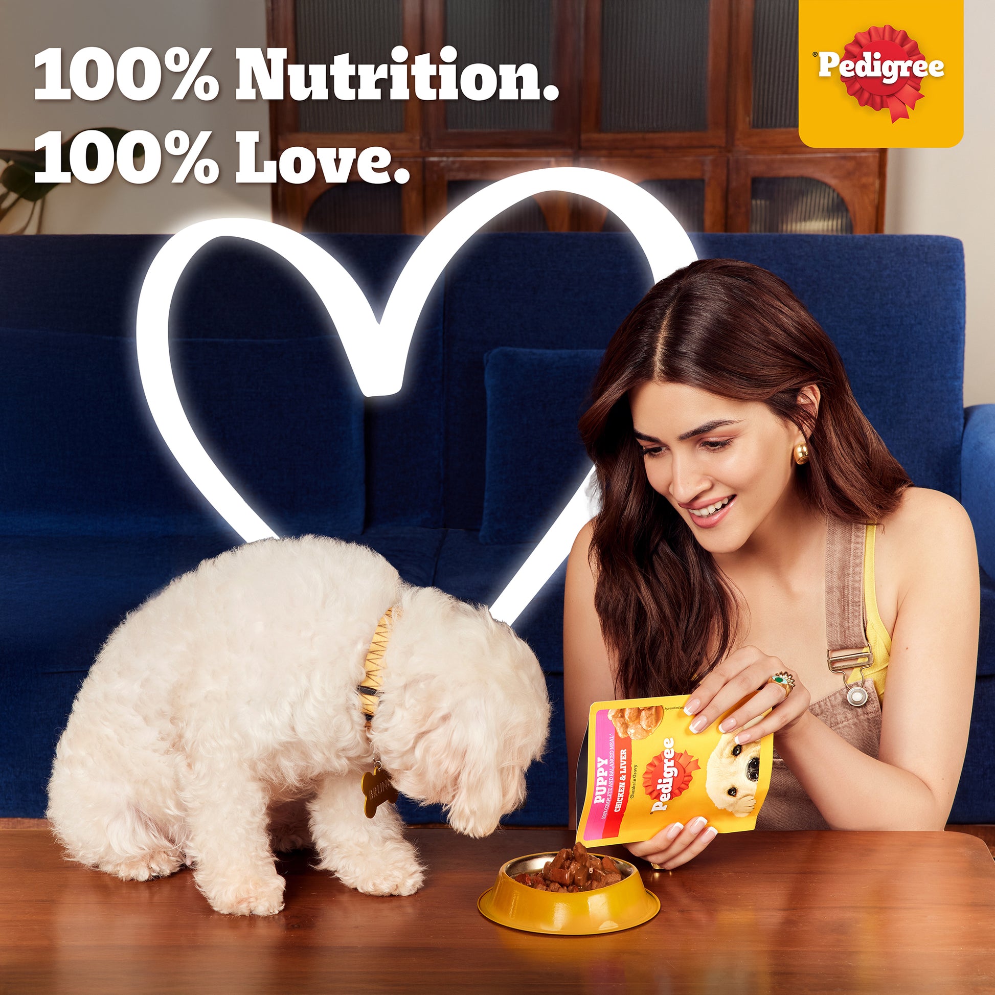 Pedigree Chicken & Liver Chunks in Gravy Wet Puppy Food - 70 g packs - Heads Up For Tails