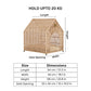 HUFT Furry Fort Hut With Cushion For Cat - Beige