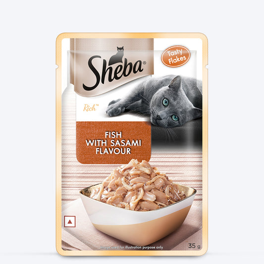 Sheba Fish with Sasami Adult Wet Cat Food - 35 gm Packs