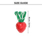 HUFT Squeakie Berrie Chew Toy For Dog - Red