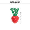 HUFT Squeakie Berrie Chew Toy For Dog - Red - Heads Up For Tails